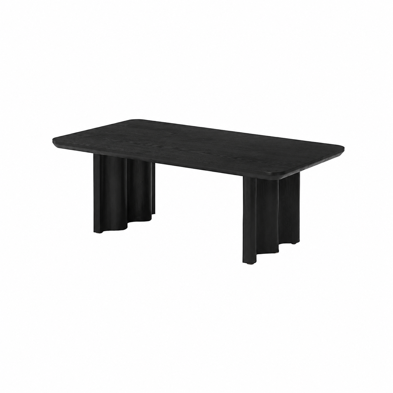 Shadow Collection - Black Timber Dining Coffee Table