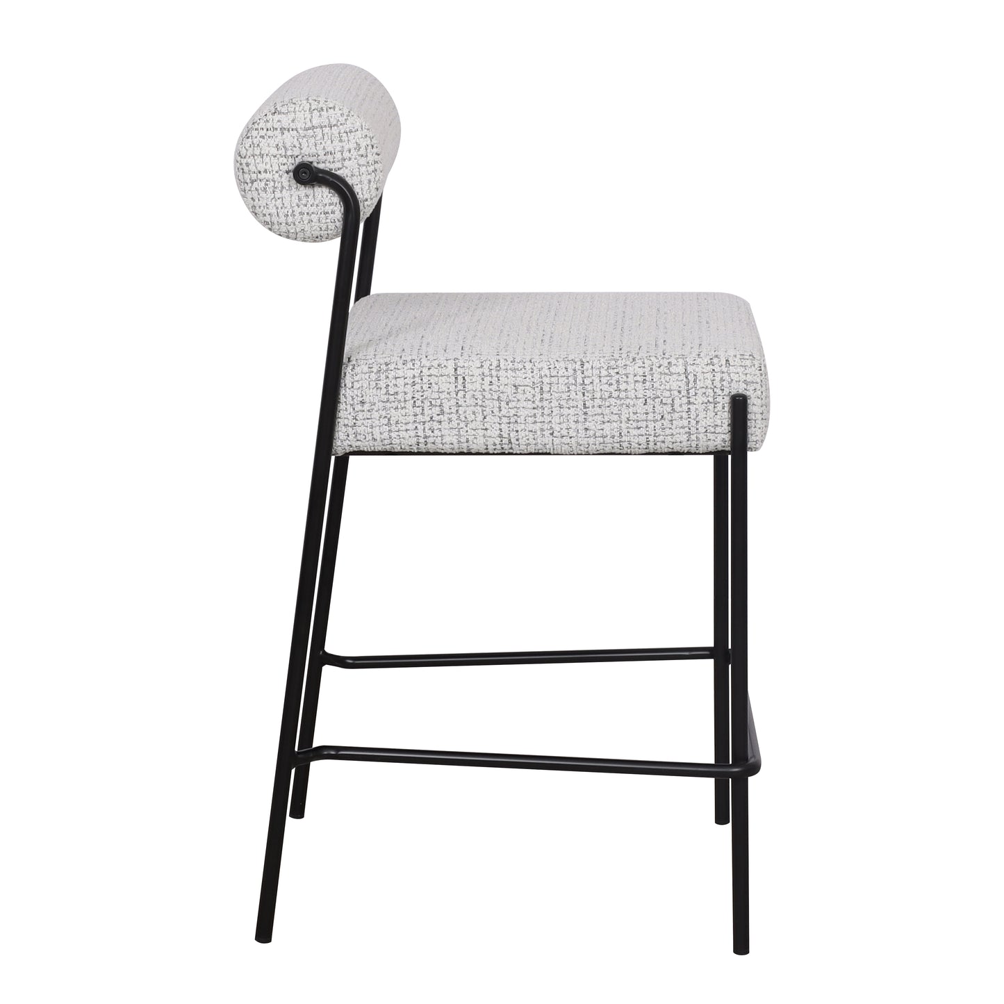 Loom & Living - Rolo Kitchen Stool - Black
