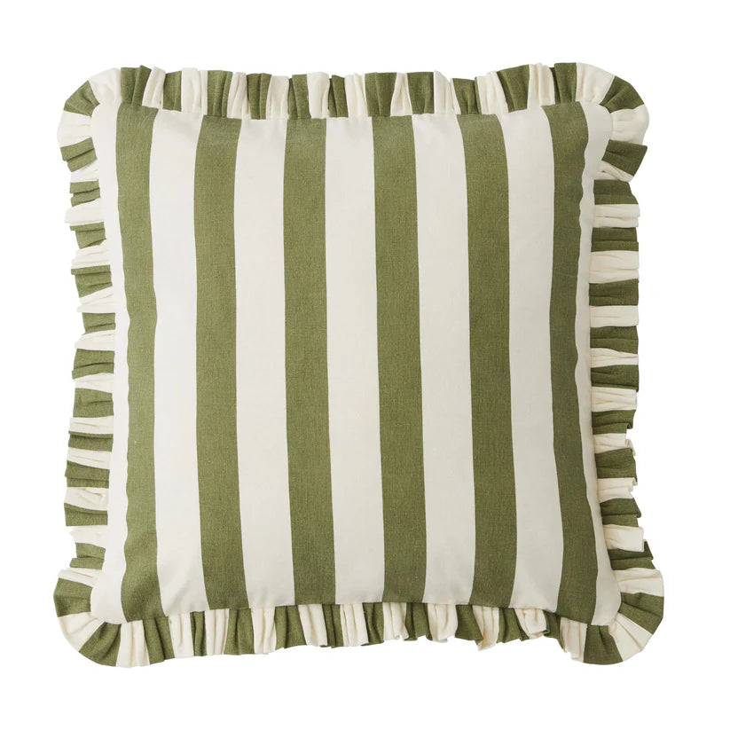 Bonny Cotton Cushion 50x50cm Olive