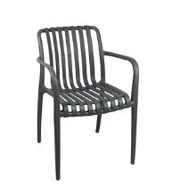 Loom & Living Charcoal UV rated Outdoor Dining Chair