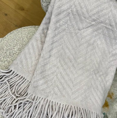 Silver Throw Blanket