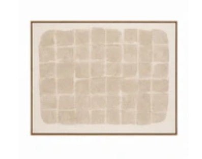 Woven light - Framed Canvas 100x140cm