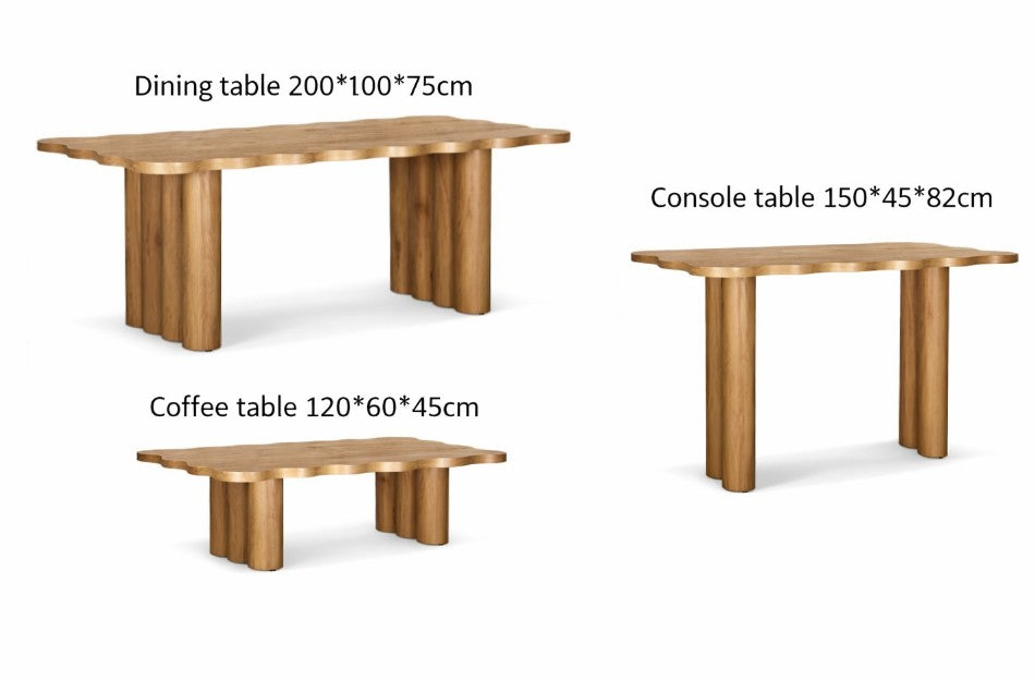 Wave Collection - Timber Coffee Table
