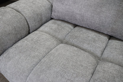 Sofia 3 Seat Sofa Lounge - Mid Grey