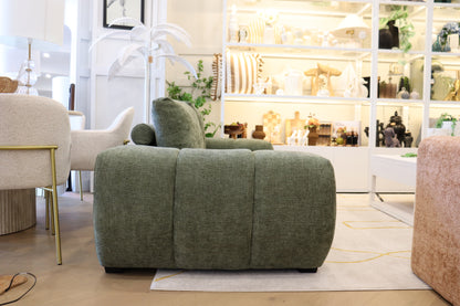 Sophia 3 seat Sofa Lounge - Olive
