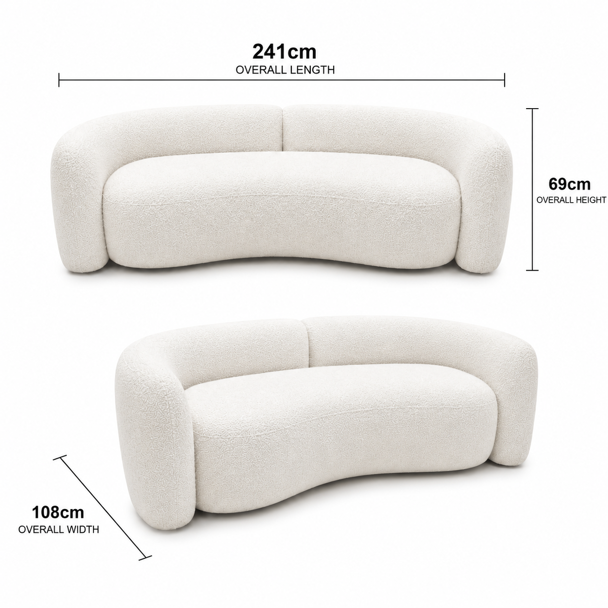 The Apartment Modular Curved Sofa