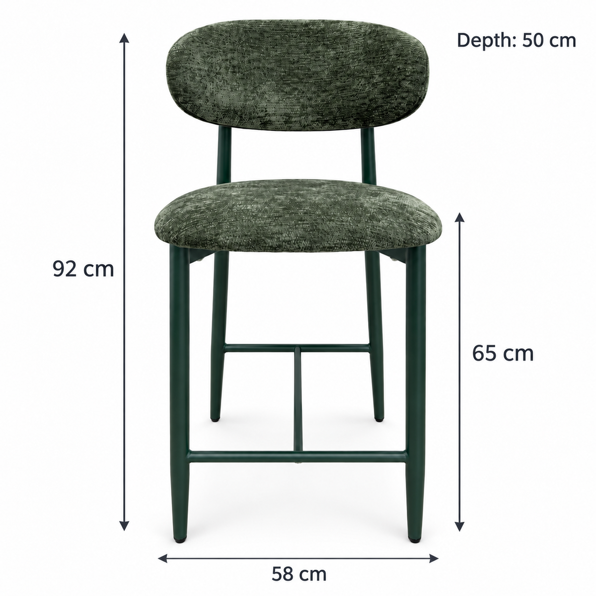 Sienna Bar Stools - Green (set of 2)