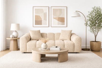 Annabelle 3 seat Sofa Lounge - Dust