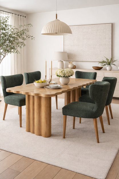 Wave Collection - Timber Dining Table