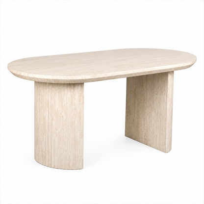 Essentials Collection - Travertine Style Coffee Table