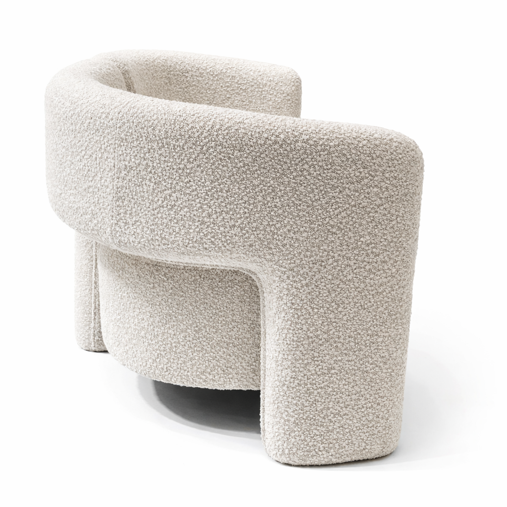 Bella Single Seat Sofa Lounge Accent Chair - Boucle