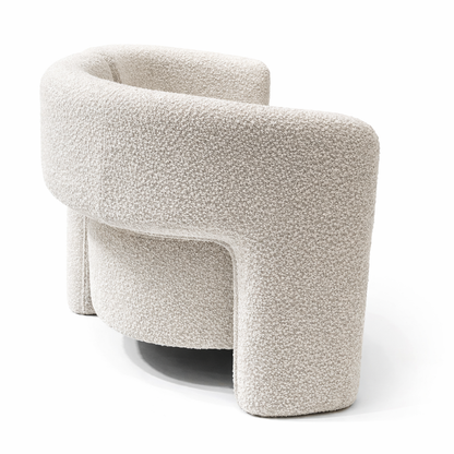 Bella Single Seat Sofa Lounge Accent Chair - Boucle