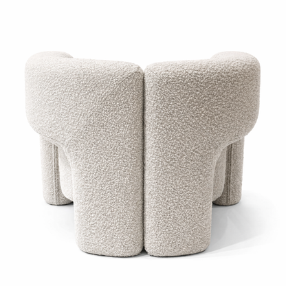 Bella Single Seat Sofa Lounge Accent Chair - Boucle