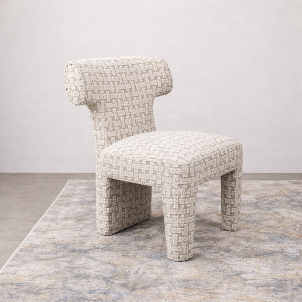 Loom & Living Designer Lux Haven Fabric Dining Chair
