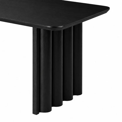 Loom & Living - Shadow Collection - Black Timber Dining Table