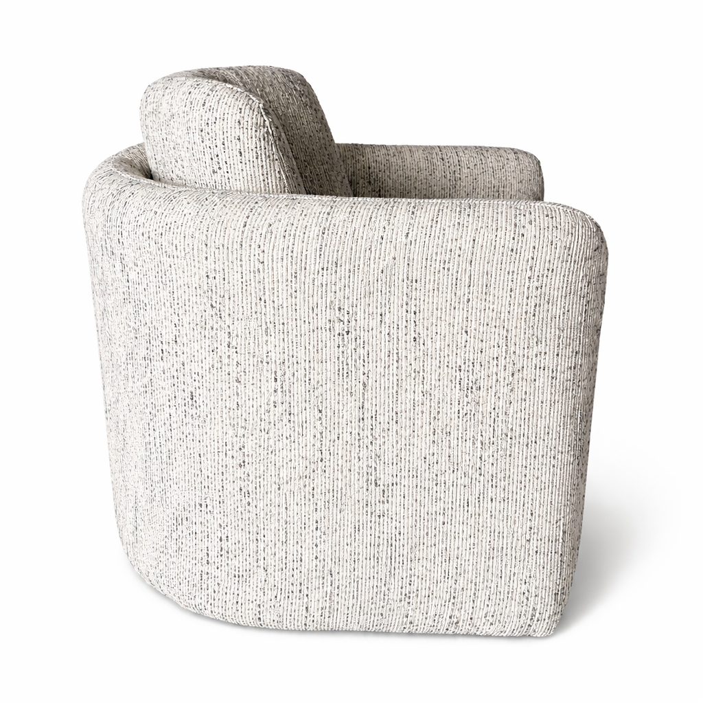 Loom & Living - Munson Textured Fabric Accent Chair - Hamptons