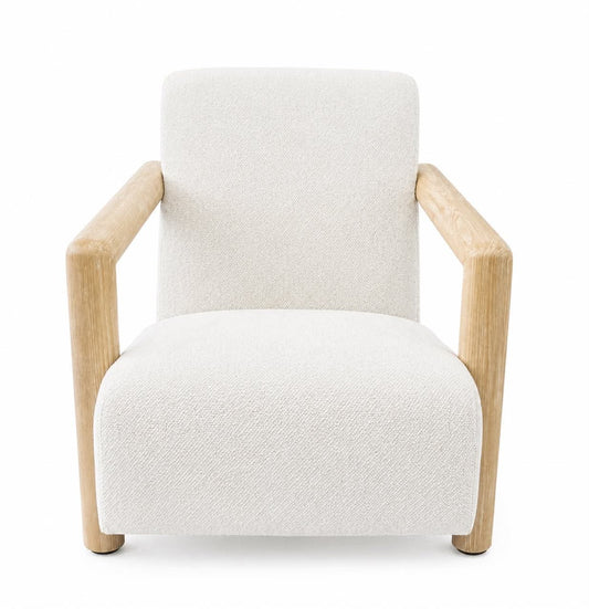 Loom & Living Morgan Coastal Timber Accent Chair
