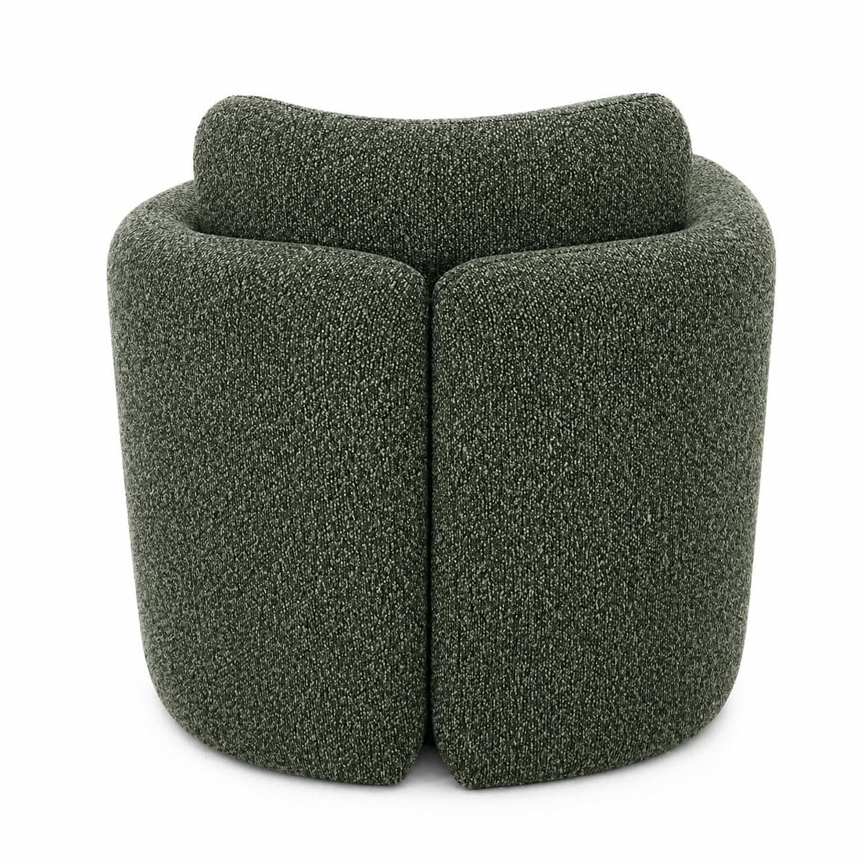 Loom & Living - MUNSON Accent Chair - Munson Textured Fabric Accent Chair - Olive
