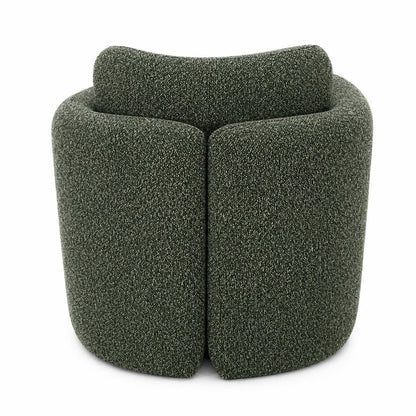 Loom & Living - MUNSON Accent Chair - Munson Textured Fabric Accent Chair - Olive