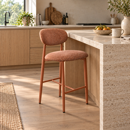Sienna Bar Stools - Terracotta (set of 2)