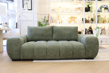 Sophia 3 seat Sofa Lounge - Olive