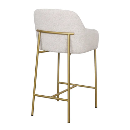 "Lauren" Dining Stool - Gold