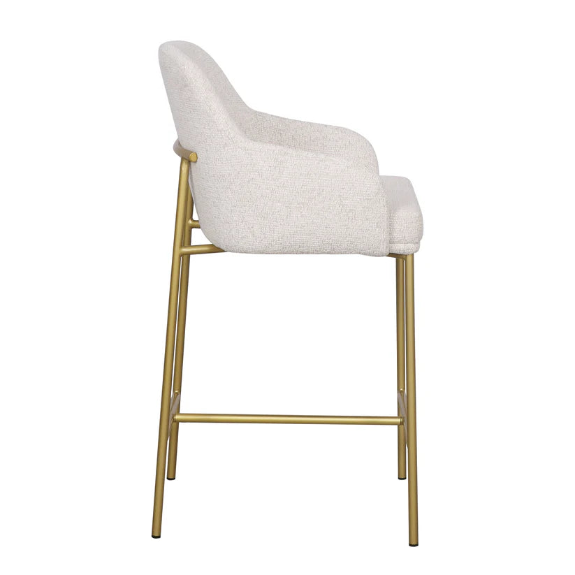 "Lauren" Dining Stool - Gold