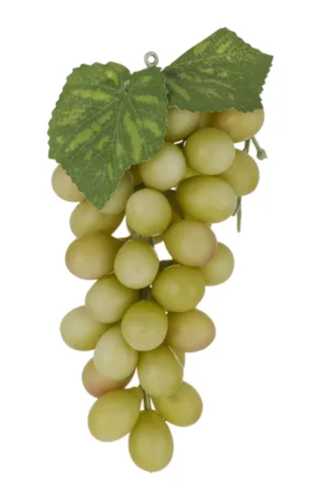 Grapes Artificial Fruit 16x7.5cm Green