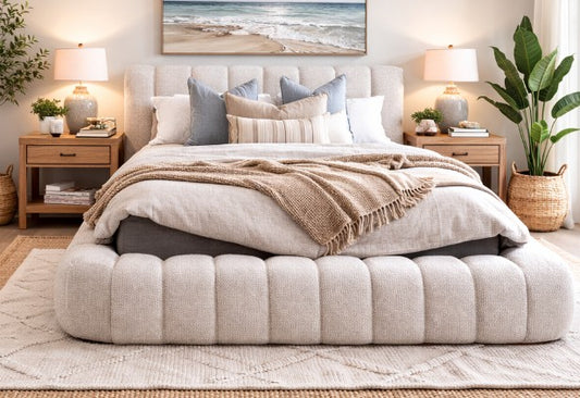 Bed In A Box - Queen Size Padded bedhead & surround