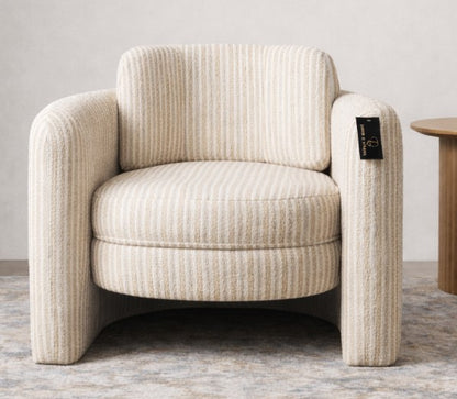 Loom & Living - Munson Accent Occasional Chair - Stripes
