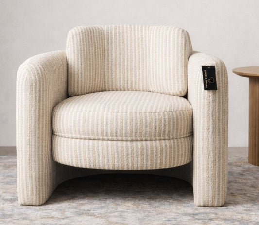 Loom & Living - Munson Accent Occasional Chair - Stripes