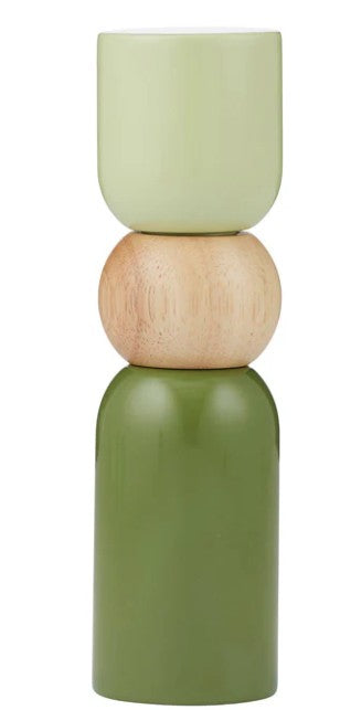 Pisces Wood S&P Grinder 5.5x20cm Green
