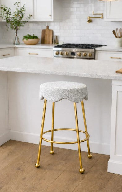 Annabelle Kitchen Stool - Grey