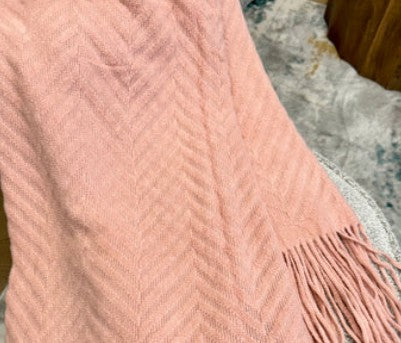 Pink Throw Blanket