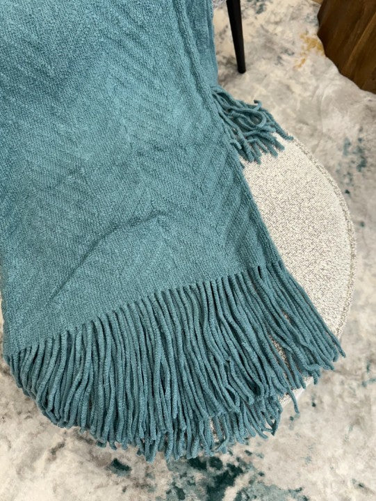 Turquoise Throw Blanket