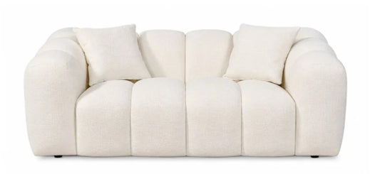Annabelle 2 Seat White Sofa