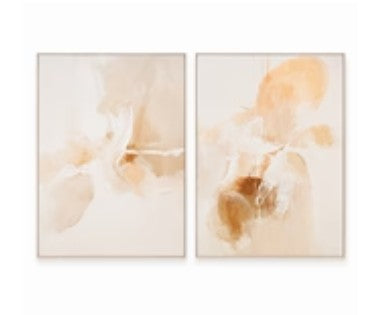 Duo Calm Composition Set - White Frame 180 x 240cm
