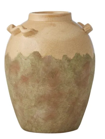 Campos Ceramic Urn Vessel Butter - 30.5 cm