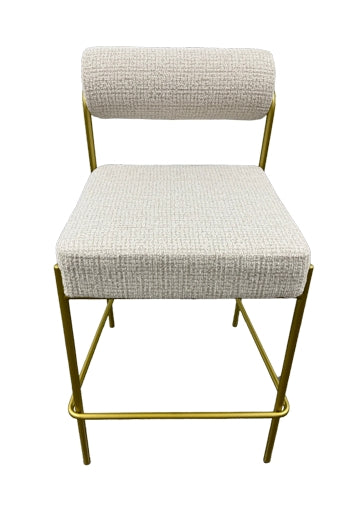 Loom & Living - Rolo Bar Stool - Gold Frame