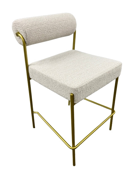 Loom & Living - Rolo Bar Stool - Gold Frame