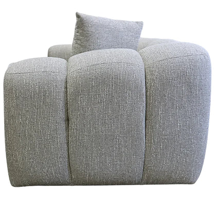 Loom & Living - Oversized Annabelle Armchair Single Sofa Lounge - Storm