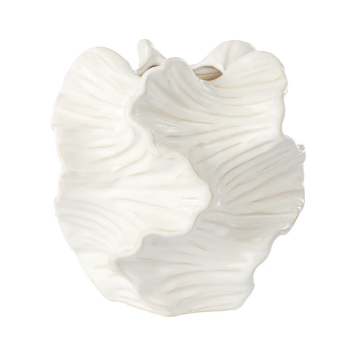 Opus Ceramic Vase Small White