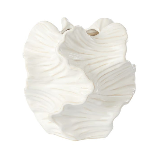 Opus Ceramic Vase Small White