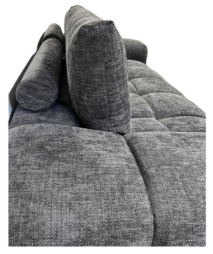 Sophia 3 Seater Sofa - Charcoal #21