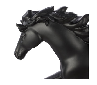 Society Home Equus Horse Sculpture Black